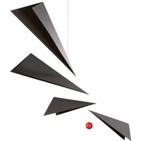 Flensted Mobiles Flensted Mobiles - Wings Mobile, schwarz / rot