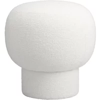 NORR 11 NORR11 - Liége Pouf, H 45,5 cm, weiß (Barnum Col 1)