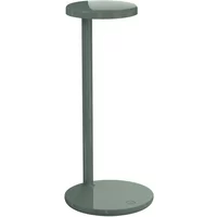 Flos Flos - Oblique LED Tischleuchte, H 35 cm, salbei