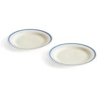 Hay HAY - Sobremesa Teller, Ø 18,5 cm, blau (2er-Set)