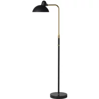 Fritz Hansen Fritz Hansen - KAISER idell 6580-F Luxus Stehleuchte, schwarz matt / Messing