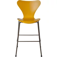 Fritz Hansen Fritz Hansen - Serie 7 Junior Stuhl, Brown Bronze / burnt yellow