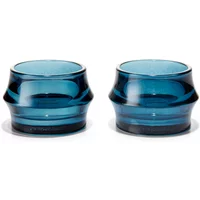 Holmegaard Holmegaard - Arc Teelichthalter, Ø 7,2 cm, dunkelblau (2er-Set)