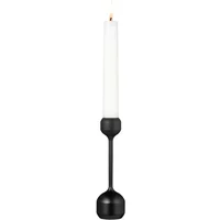 Lind DNA Lind DNA - Silhouette Kerzenhalter, Ø 4,2 x H 14,5 cm, schwarz