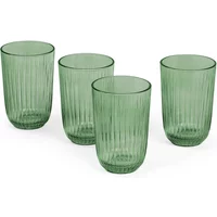 Kähler Design Kähler Design - Hammershøi Trinkglas, 37 cl, grün (4er-Set)