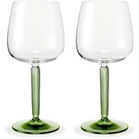 Kähler Design Kähler Design - Hammershøi Weingläser, Rotwein 49 cl, grün (2er-Set)