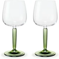 Kähler Design Kähler Design - Hammershøi Weingläser, Weißwein 35 cl, grün (2er-Set)