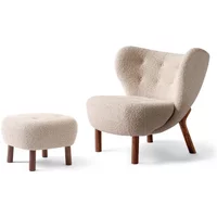 &Tradition &Tradition - Little Petra VB1, Incl. Pouf ATD1, Walnuss / Karakorum 003