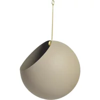 AYTM AYTM - Globe Hängeblumentopf, Ø 17 cm, taupe