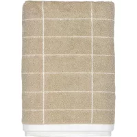 Mette Ditmer Mette Ditmer - Tile Handtuch 50 x 100 cm, sand / off-white
