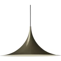 Gubi GUBI - Semi Pendelleuchte, Ø 60 cm, dark cocoa glossy