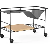 &Tradition &Tradition - Alima NDS1 Servierwagen, mattschwarz/ Eiche lackiert
