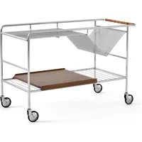 &Tradition &Tradition - Alima NDS1 Servierwagen, Chrom/ Walnuss lackiert