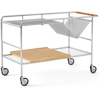 &Tradition &Tradition - Alima NDS1 Servierwagen, Chrom / Eiche lackiert
