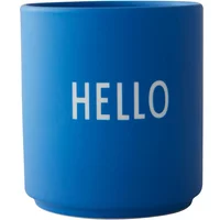 Design Letters Design Letters - AJ Favourite Porzellan Becher, Hello / kobaltblau