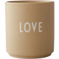 Design Letters Design Letters - AJ Favourite Porzellan Becher, Love / beige