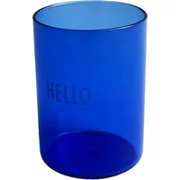 Design Letters Design Letters - AJ Favourite Trinkglas, Hello / blau