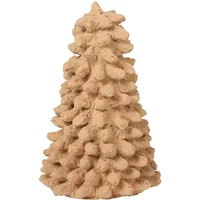 Broste Copenhagen Broste Copenhagen - Pulp Deko-Tannenbaum, H 16 cm, braun