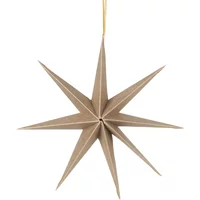 Broste Copenhagen Broste Copenhagen - Christmas Star Deko-Anhänger, Ø 50 cm, natur braun