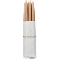Broste Copenhagen Broste Copenhagen - Tapers getauchte Spitzkerze, Ø 1,2 cm, walnut (10er-Set)