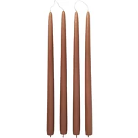 Broste Copenhagen Broste Copenhagen - Getauchte Stabkerze, Ø 2,2 cm, terracotta (4er-Set)