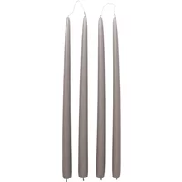Broste Copenhagen Broste Copenhagen - Getauchte Stabkerze, Ø 2,2 cm, linen (4er-Set)