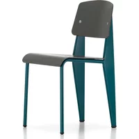 Vitra Vitra - Prouvé Standard SP Chair, Bleu Dynastie (glatt) / Basalt, Filzgleiter (Hartboden)