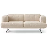 &Tradition &Tradition - Inland Sofa AV22, 2-Sitzer, Gestell warm black / beige (Clay 011)