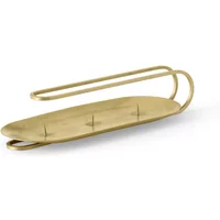 Audo Audo - Clip Kerzenhalter, 3-armig, H 5 cm, Messing