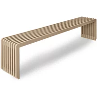 HKliving HKliving - Slatted Bank 160 cm, sand