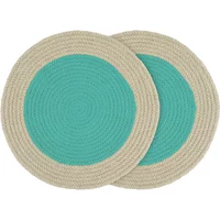 Remember Remember - Baumwoll-Tischsets, mint (2er-Set)