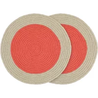Remember Remember - Baumwoll-Tischsets, raspberry (2er-Set)