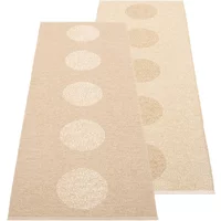Pappelina Pappelina - Vera Wendeteppich 2.0, 70 x 200 cm, beige / beige metallic
