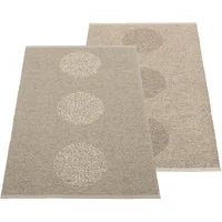 Pappelina Pappelina - Vera Wendeteppich 2.0, 70 x 120 cm, dark linen / linen metallic