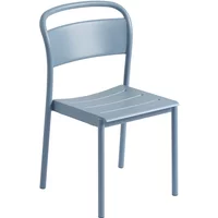 Muuto Muuto - Linear Steel Side Chair Outdoor, hellblau