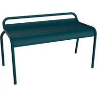 Fermob Fermob - Luxembourg Gartenbank ohne Rückenlehne 90 cm, acapulcoblau