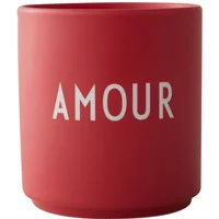Design Letters Design Letters - AJ Favourite Porzellan Becher, Amour / rot