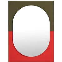 Petite Friture Petite Friture - Wander Spiegel, 67 x 90 cm, vermilion / khaki