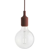 Muuto Muuto - Socket E27 LED-Pendelleuchte, tiefrot