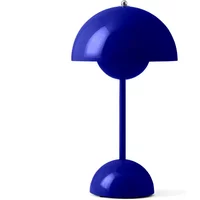 &Tradition &Tradition - Flowerpot Akku Tischleuchte VP9 mit magnetischem Ladekabel, glänzend, kobaltblau