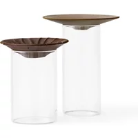 Audo Copenhagen Audo - Cresco Propagation Vase, braun / beige (2er-Set)