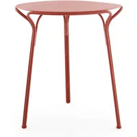 Kartell Kartell - Hiray Gartentisch, Ø 60 cm, rostrot