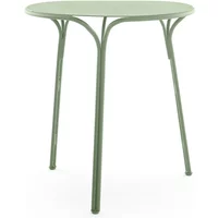 Kartell Kartell - Hiray Gartentisch, Ø 60 cm, salbeigrün