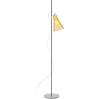 Kartell Kartell - K-Lux Stehleuchte, Diffusor strohgelb / Gestell grau