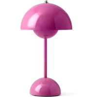&Tradition &Tradition - Flowerpot Akku Tischleuchte VP9 mit magnetischem Ladekabel, glänzend, tangy pink