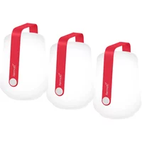 Fermob Fermob - Balad Akku LED-Leuchte H 12 cm, rose praline (3er-Set)