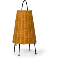 Ferm Living Ferm Living - Porti LED Akku Tischleuchte Rattan, natur
