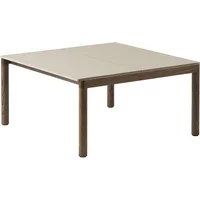Muuto Muuto - Couple Couchtisch, 84 x 80 cm, 2 Plain, Eiche dunkel geölt / sand