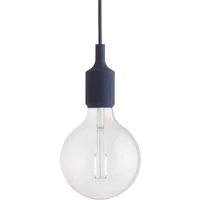 Muuto Muuto - Socket E27 LED-Pendelleuchte, mitternachtsblau