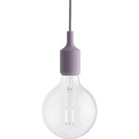 Muuto Muuto - Socket E27 LED-Pendelleuchte, staubiges flieder